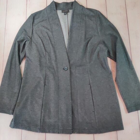 J. Jill Wearever Collection single button stretch jacket sz SP - Picture 7 of 10